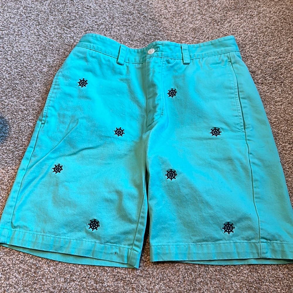 Vineyard Vines Club Shorts Teal Sz. 28 No. 1H1002